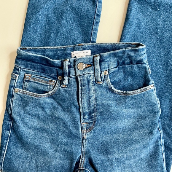 Good American Good Legs Straight Sz 0/25 - Picture 4 of 10